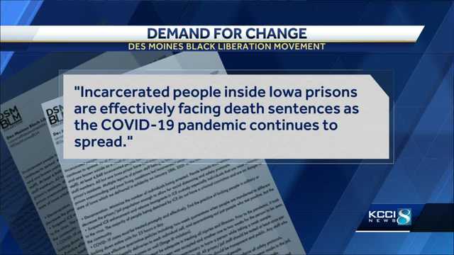 BLM calls for improvements to COVID-19 protocols in Iowa prisons - Vimarsana News