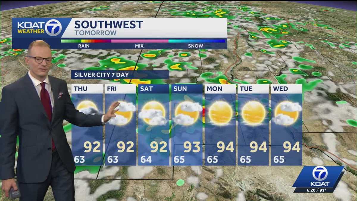 Heat hanging on with a chance for storms