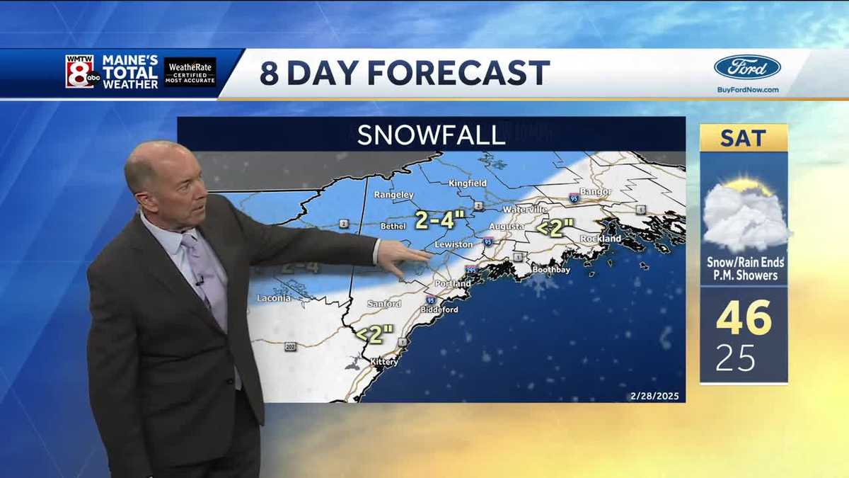 Another round of snow to start the weekend