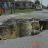 Sinkhole at South Benbow and Perkins is filled, road reopens