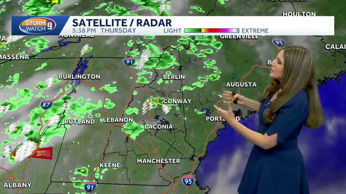  Storms may move through