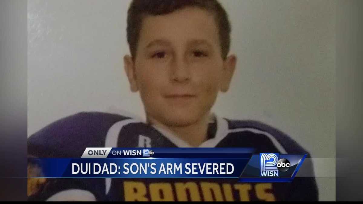 Boys arm severed after father crashed car while under the influence