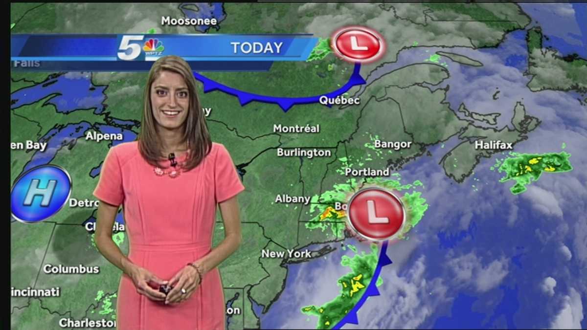 Spotty showers possible over the weekend