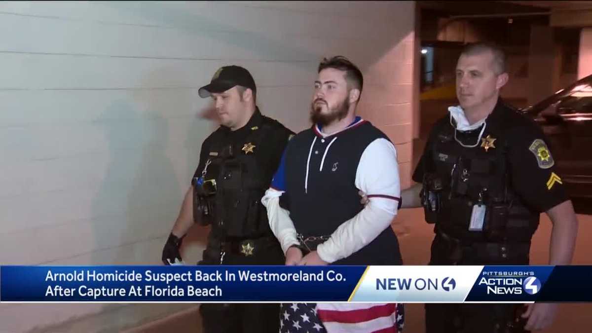 Homicide suspect returned to Westmoreland County after arrest on