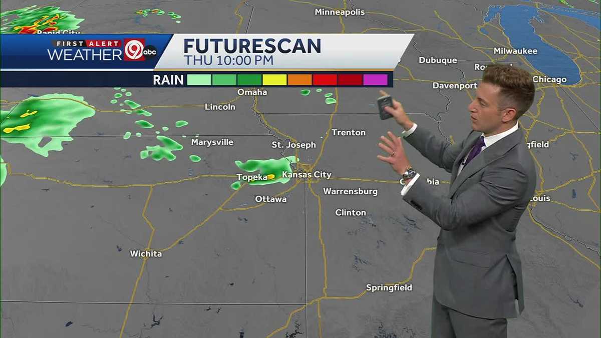 KANSAS CITY WEATHER A mix of sun and clouds today with the humidity