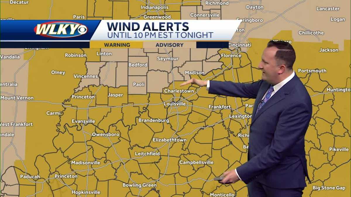 Gusty winds continue tonight, much nicer for the weekend
