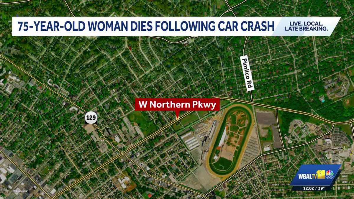 75-year-old woman dies in Northwest Baltimore crash