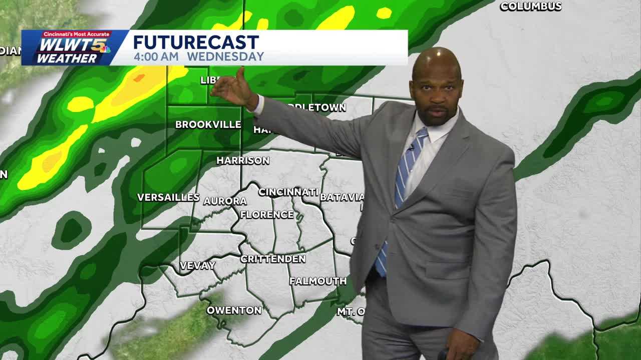 Nice In Cincinnati, Nuisance Shower Early Wednesday