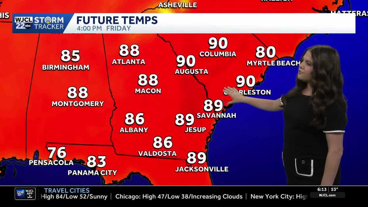 Plenty of sun this weekend before a big warm up next week - WJCL