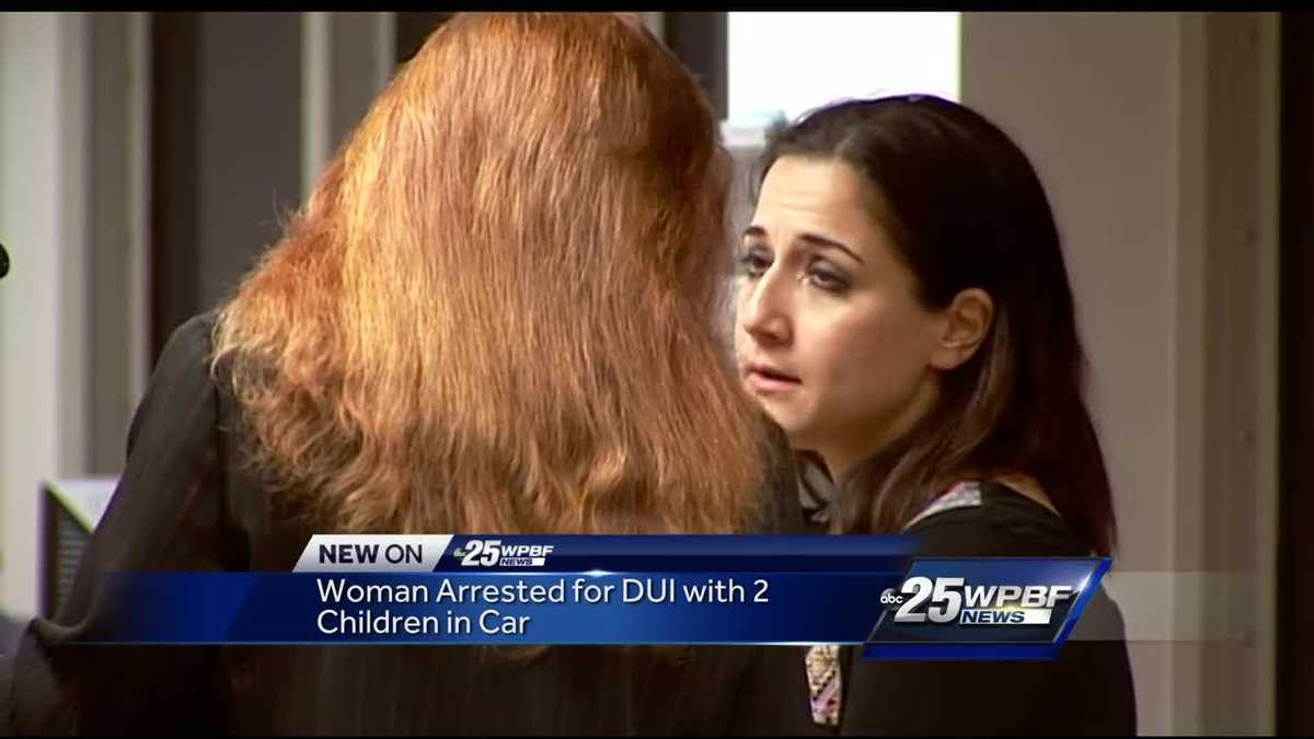 Woman arrested for allegedly drinking, driving with children in car