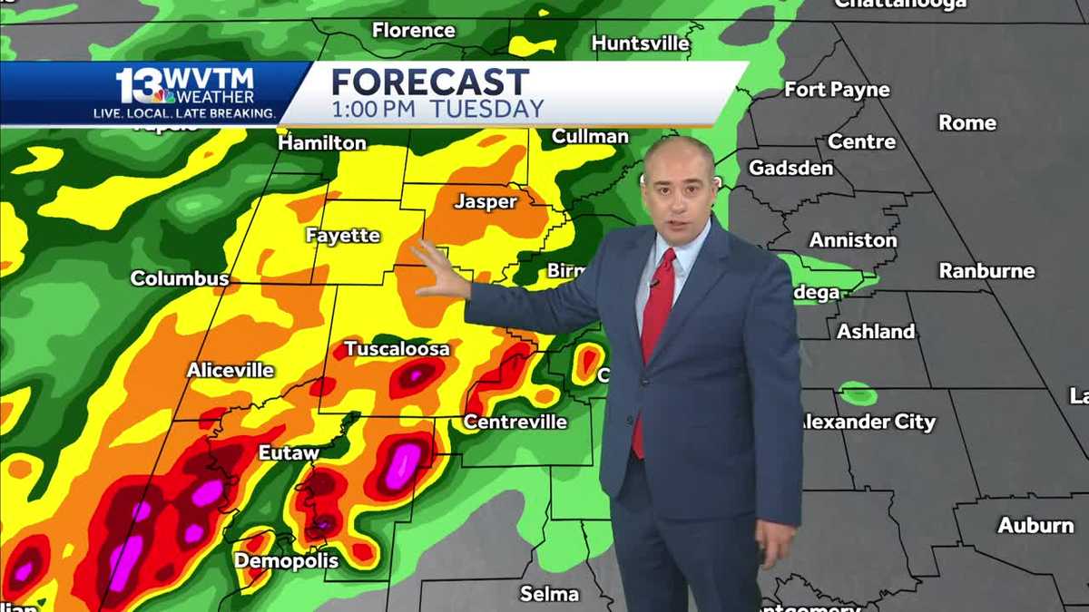Tuesday brings more strong storms to Alabama