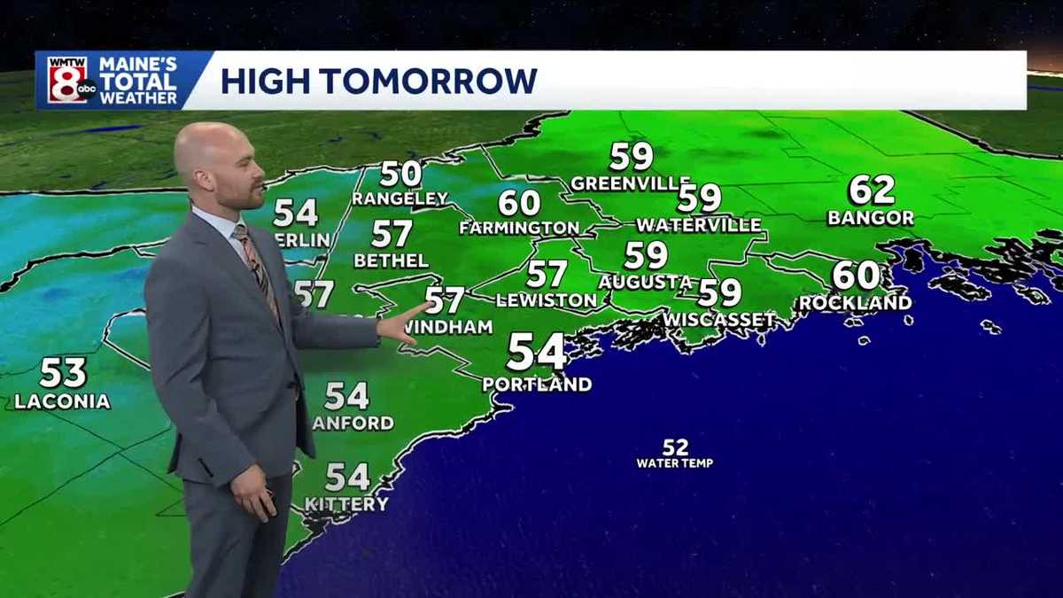 Cool temps and wet weather for the rest of the weekend