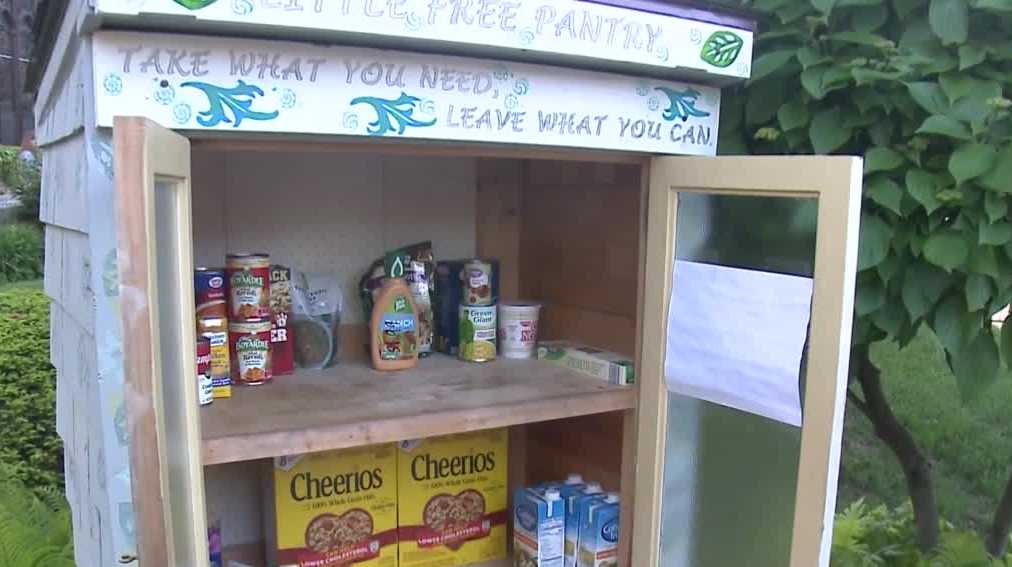 Little free Pantry helps feed those in need