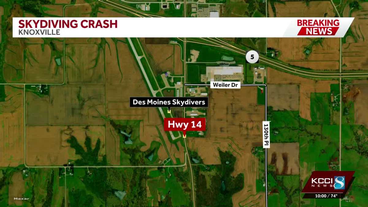 Iowa skydiver critically injured in Marion County crash