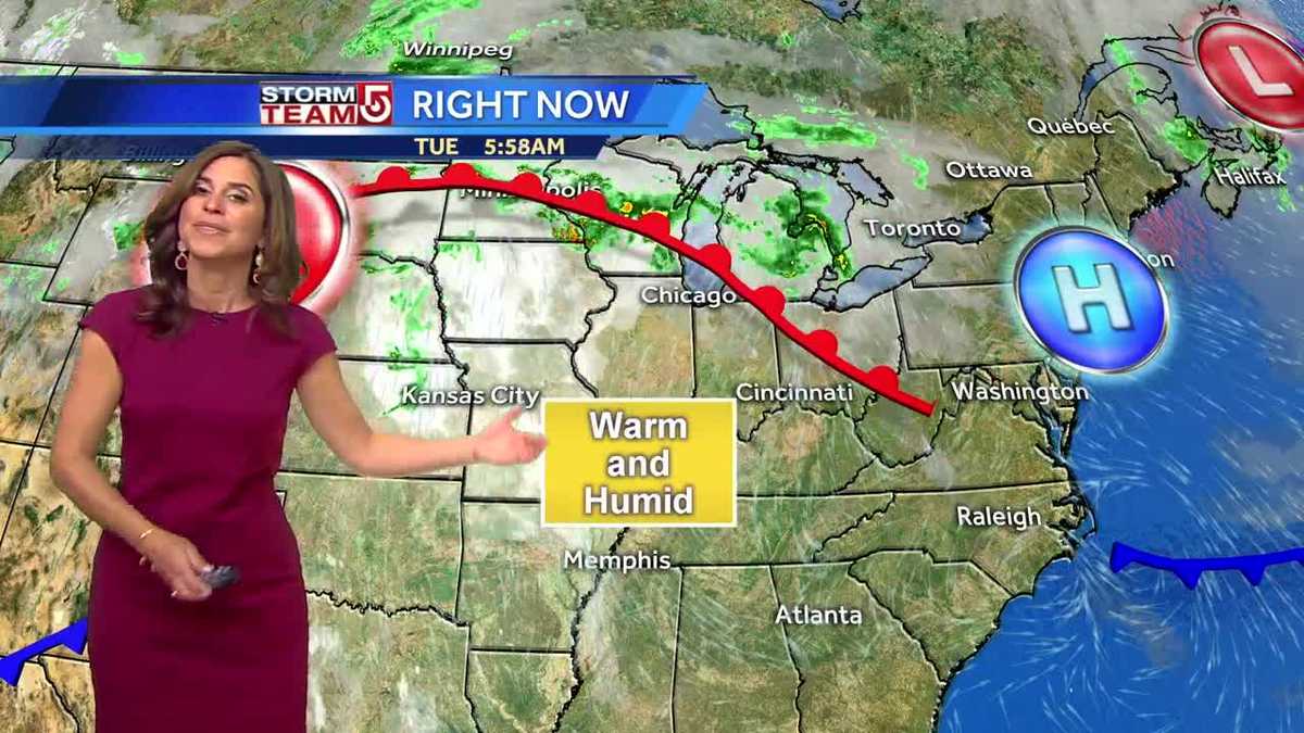 Video: Warmer than average temps on way