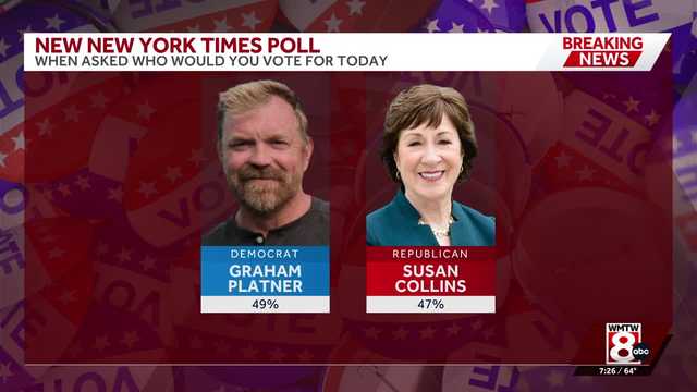 New poll shows Platner with slight lead over Collins in tight Senate race