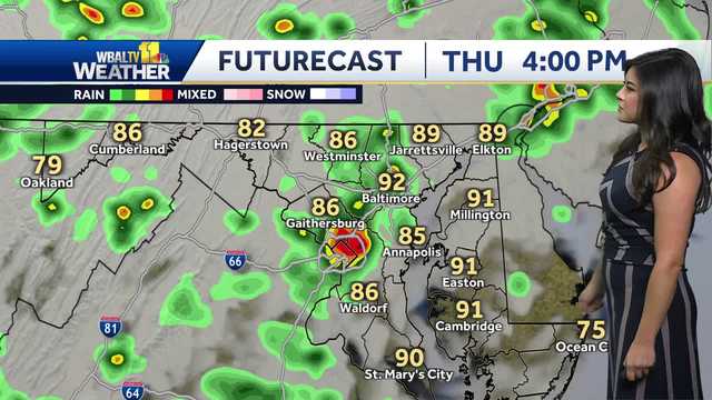 Maryland weather: Storm threat for July Fourth