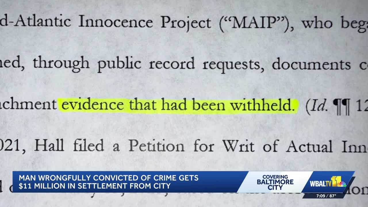Baltimore man awarded $11 million after wrongful conviction