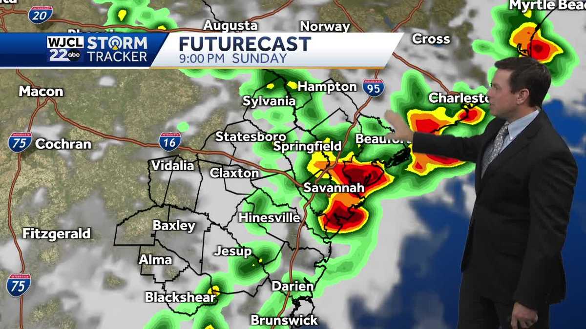 Hot today with isolated severe storms possible after 6 pm - WJCL