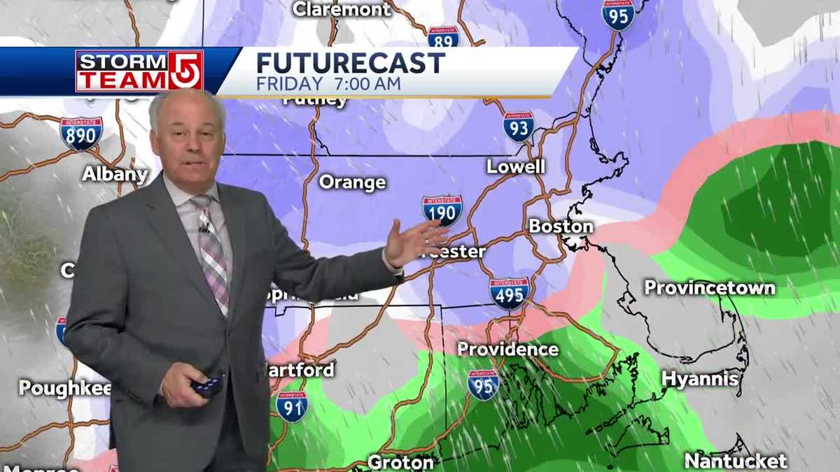 Video: Snow could affect Friday AM commute
