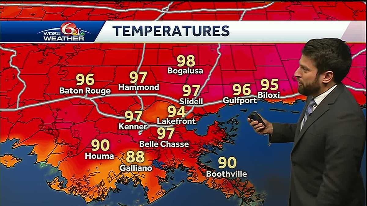 Hotter than normal temps continue Sunday