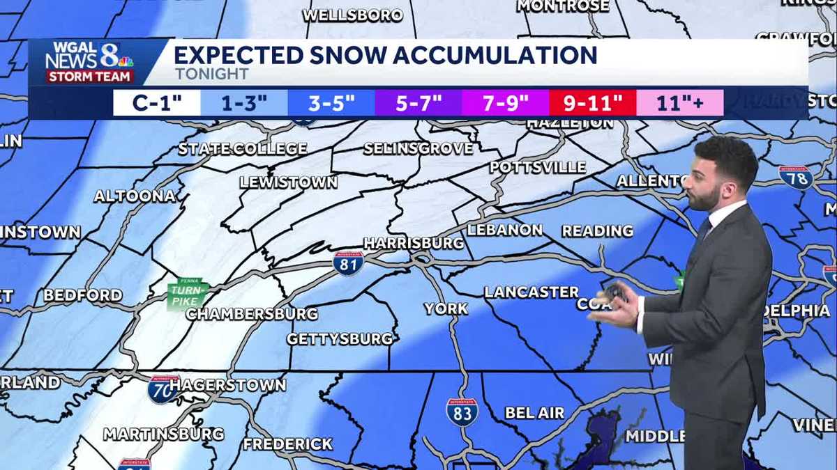 IMPACT: Snow developing this evening into tonight, then bitter cold ...
