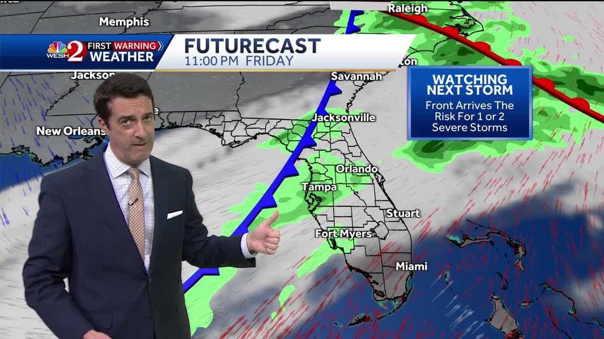 Strong to potentially severe storms possible late Friday!