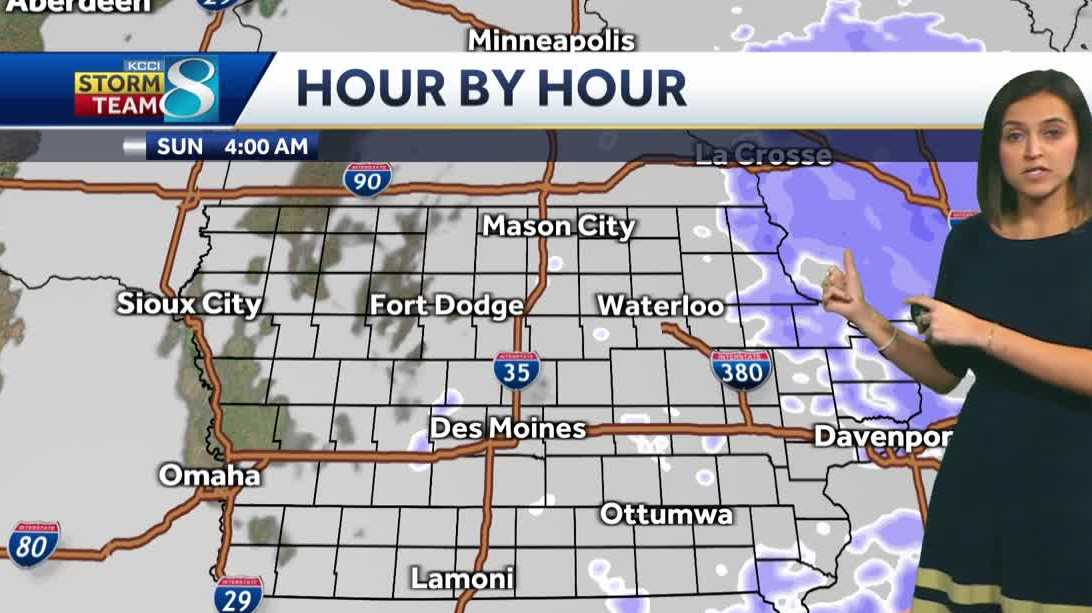 Iowa weather Temperatures will rise into first full week of December