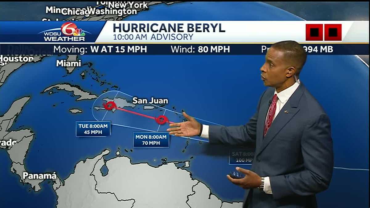 Tracking the Tropics Here's what's going on with Hurricane Beryl