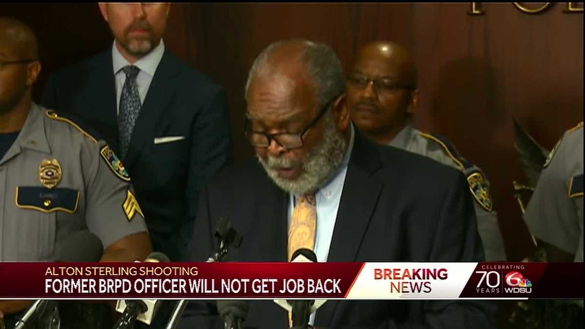 Lawyer Officer In Alton Sterling Case Happy He Can Resign Not Fired