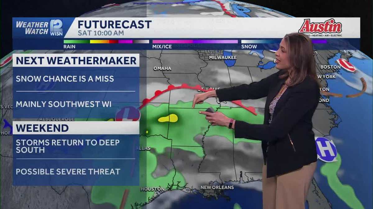 Sunny and Cooler in SE Wisconsin