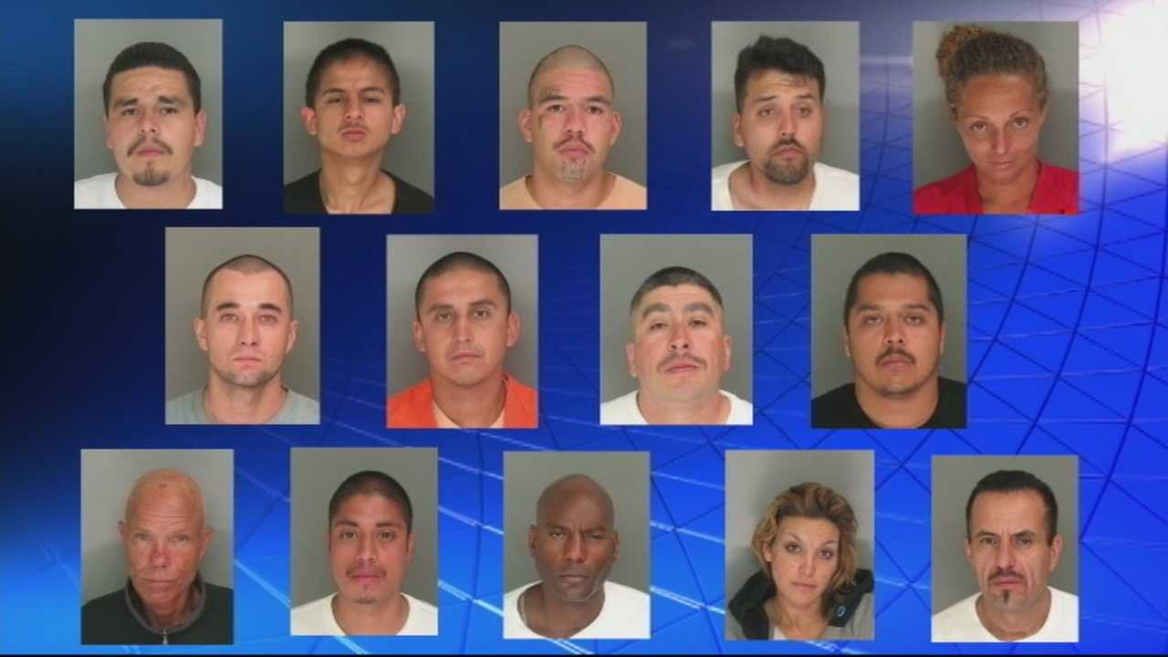 16 arrested in Santa Cruz County gang sweep