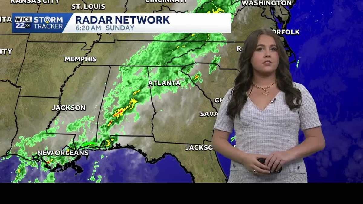 Scattered showers and storms move in for Easter Sunday - WJCL
