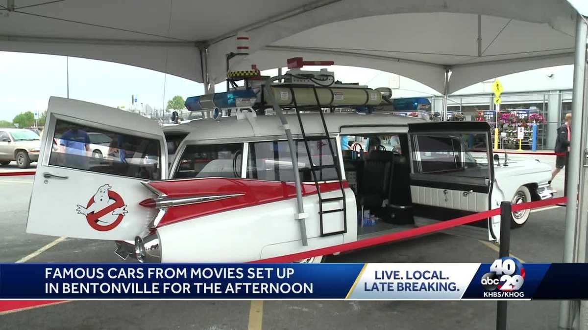 Famous movie cars visit Bentonville