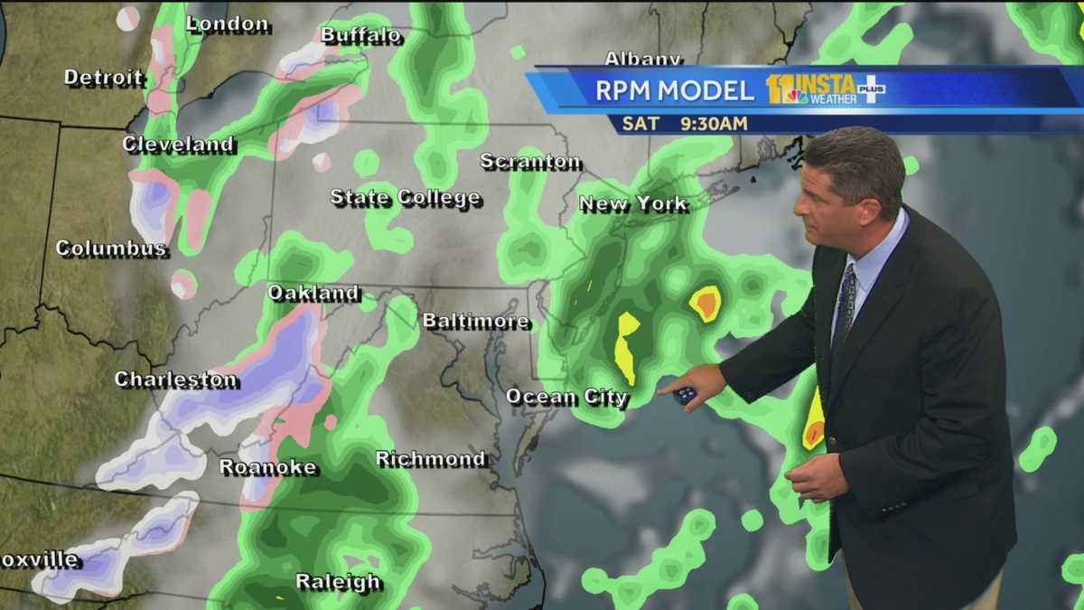 Sunny but cool Thursday; Some rain on way