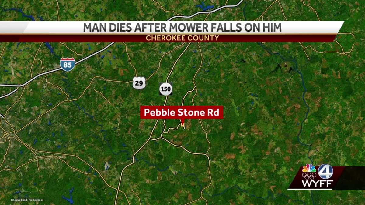Man killed after he overturned his mower into a creek, coroner says