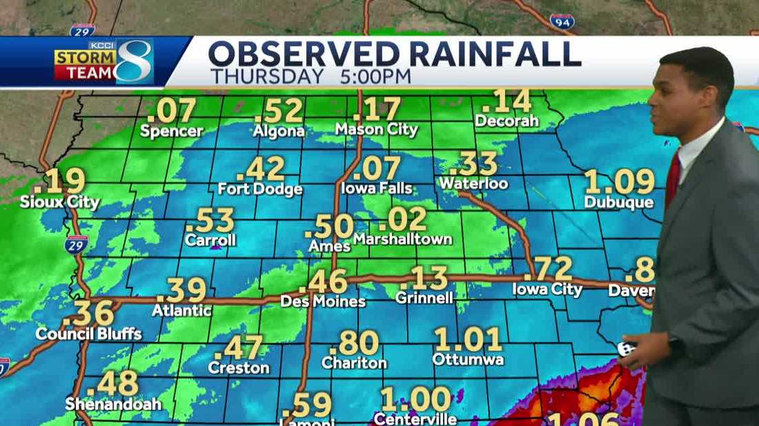 Iowa forecast: Mild end to the week ahead of a cold front on Sunday