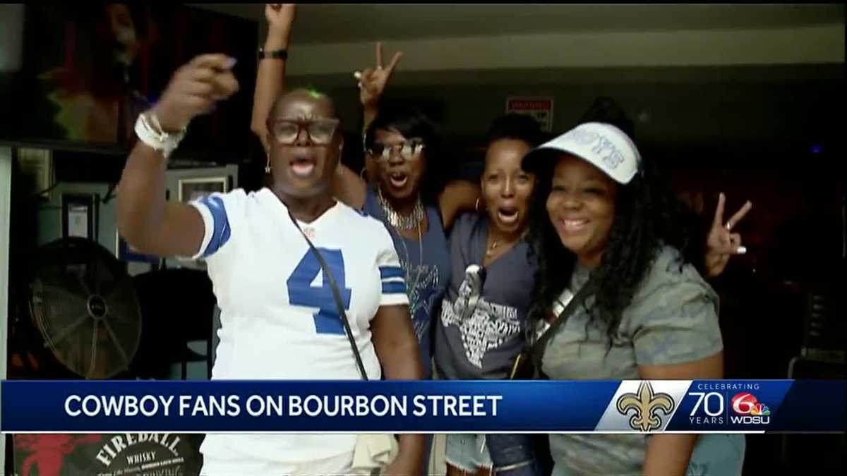 Cowboy Fans on Bourbon Street