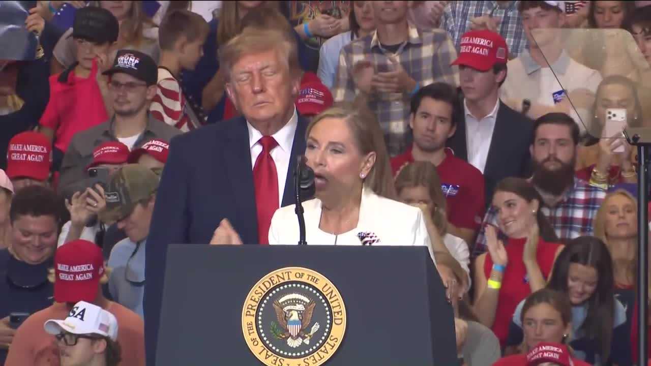 Trump interrupted nearly 10 times during SC rally - WYFF