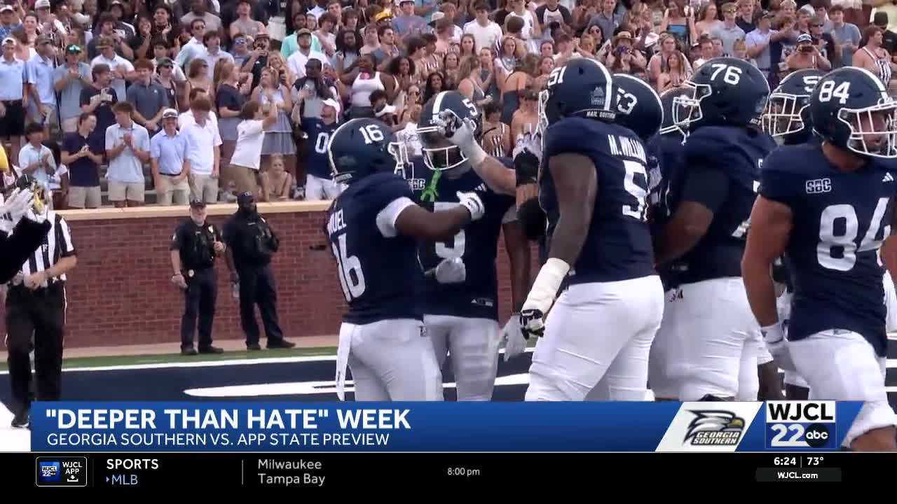 Georgia Southern and App State rivalry game carries conference title stakes
