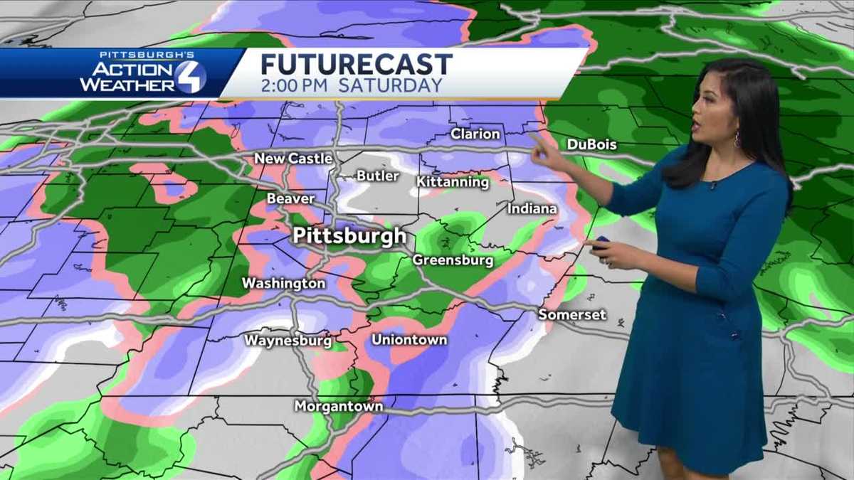 Pittsburgh Weather: Rain and snow in the forecast for Saturday