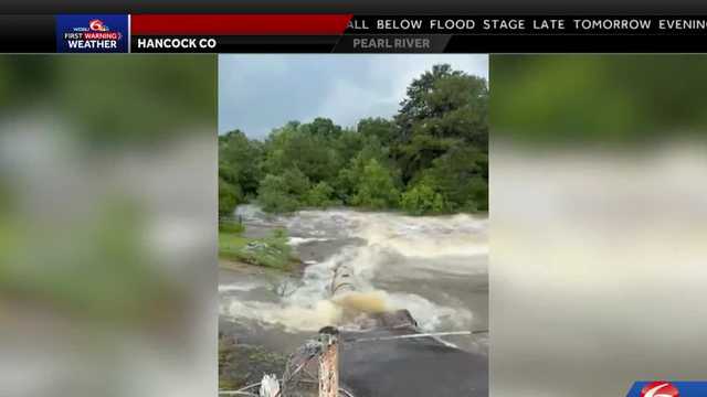 Mississippi officials closely monitoring fragile Anchor Lake dam in Picayune