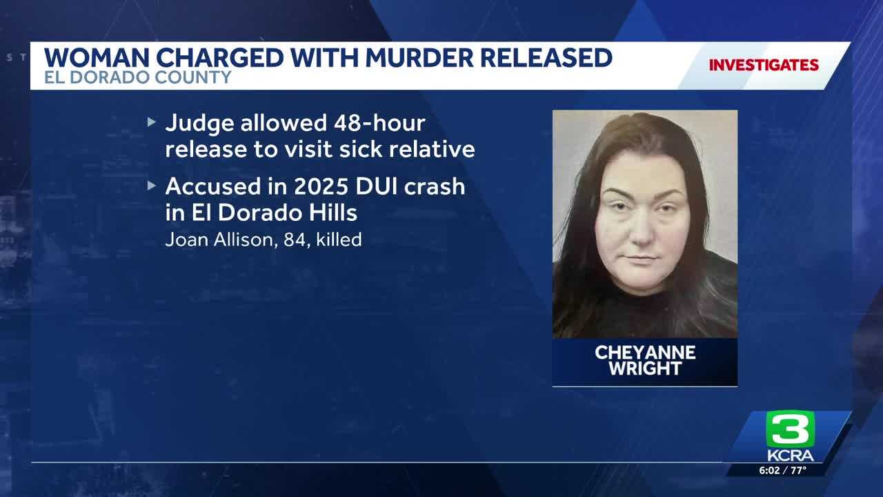 El Dorado County judge grants temporary release to woman accused in fatal DUI crash