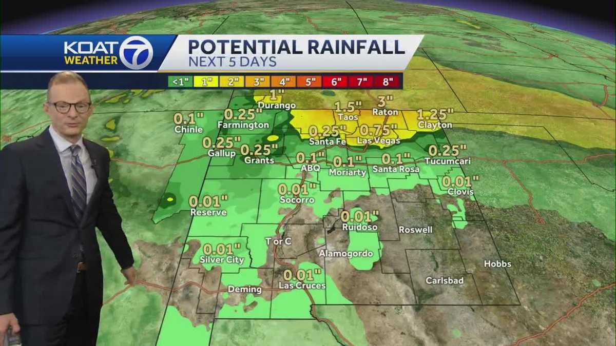 New Mexico forecast: More heat with some storms Friday