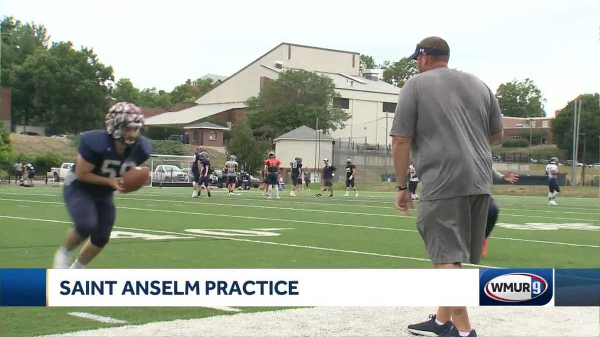 Video Saint Anselm football practice