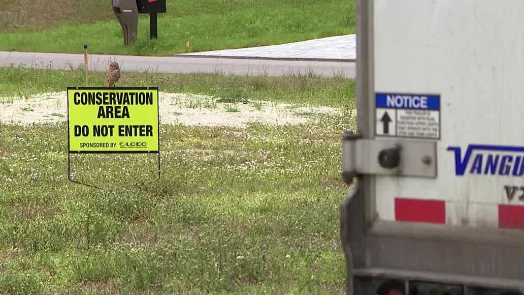 Cape Coral residents frustrated by semitrucks parked in open areas