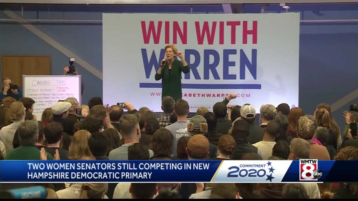 Two woman senators campaigning for presidency in New Hampshire ahead of