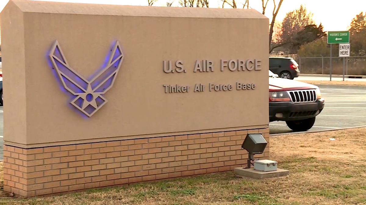 Tinker Air Force Base locked down after driver breached a gate