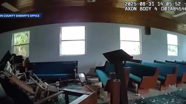 13-year-old charged with vandalizing Marion County church