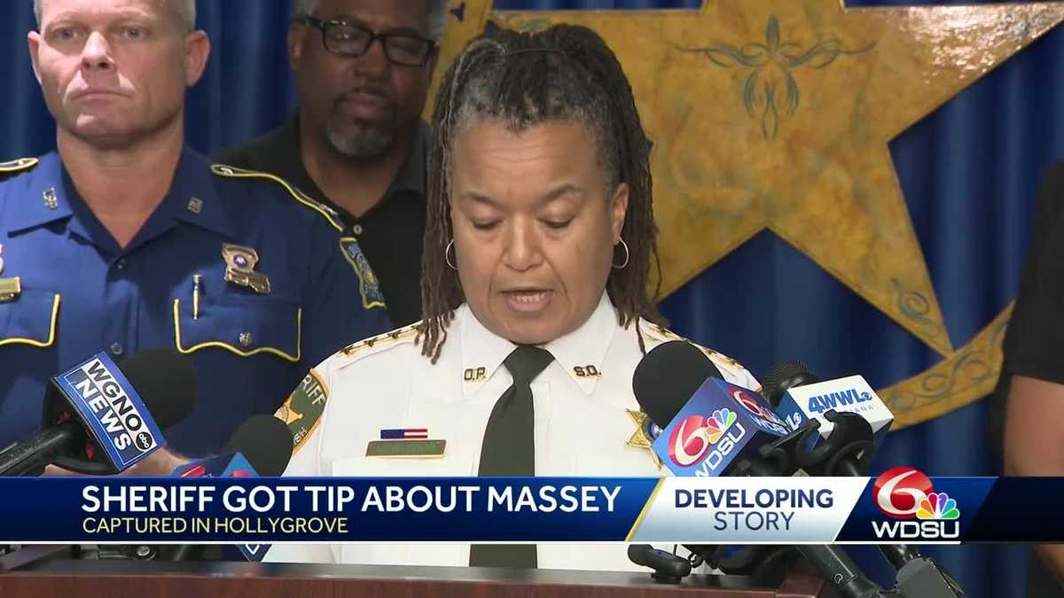 Sheriff Hutson receives tip on escaped inmate, leads to arrest in New Orleans